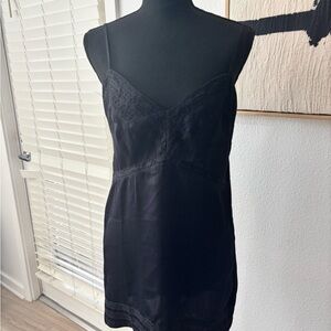 Elegant Black Slip Dress
